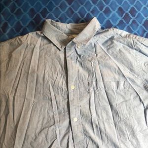 Baby blue button shirt